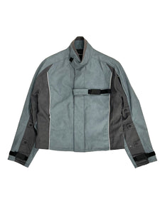 HYEIN SEO - Biker Jacket - AW25 - SLATE GREY